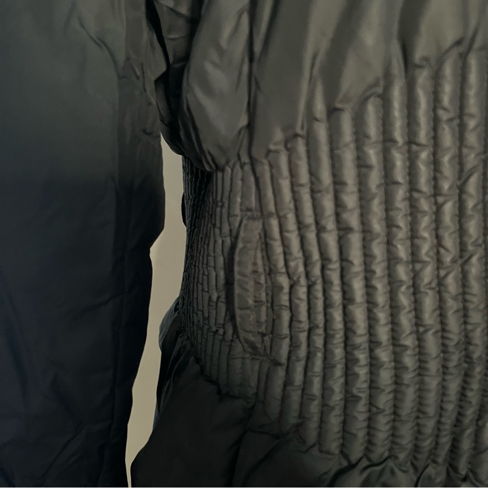 Et Dieu Crea La Femme Black Puffer Jacket Size 12 - Picture 4 of 7